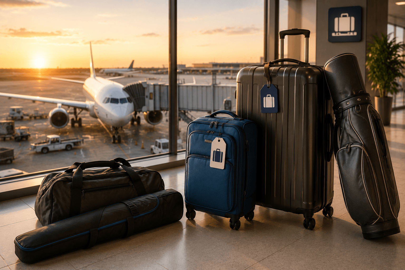 Baggage booking and excess baggage assistance